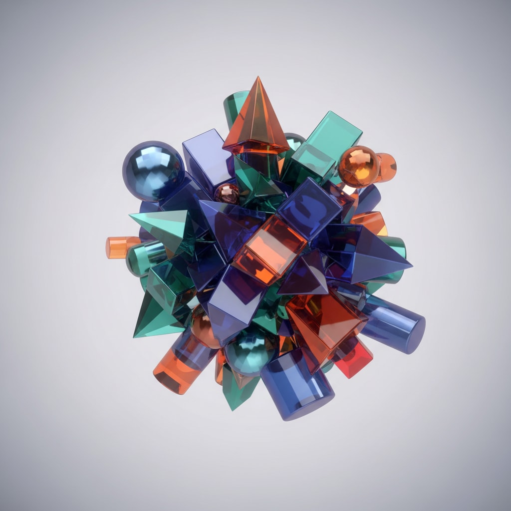 Dekorative abstrakte Formen